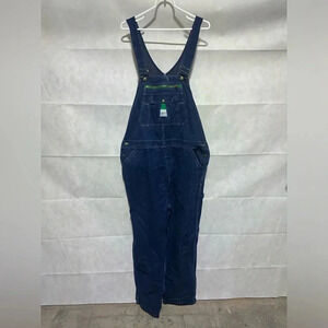 Vintage LIBERTY Men's Dungarees 42” W x 32” L 2XL Work Overalls Blue Jean Denim